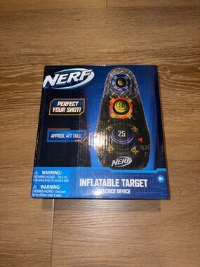 Nerf Inflatable Target Practice Device 4’ Tall 3 Score Zones New Indoor Outdoor